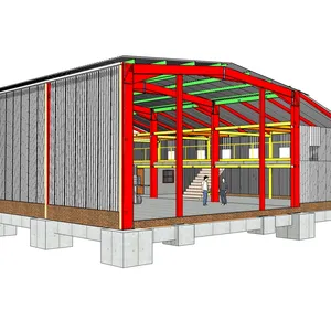 Landwirtschaft Lagerung Hangar Gain Frame Stahl konstruktion Lager