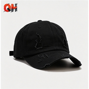 Gorra de Béisbol Vintage Lavada y Desgastada para Hombre, Gorra Tipo Dad Desgarrada y Rota, Primavera Verano, Casual, Transpirable, Personalizada - Product Image 2
