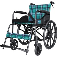 L9-B Nouveau Stock Arrivée Fauteuil Roulant En Alliage D'aluminium 180 degrés Plein Couché Manuel Fauteuil Roulant D'allaitement