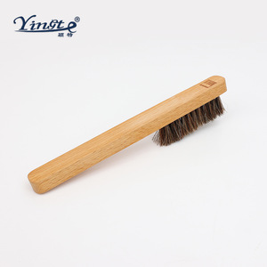 Yinste <b>Shoe</b> Brush Solid Wood Horse Hair Cleaning For <b>Shoes</b> And Accessories - Product Image 3
