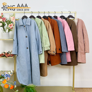 KINGAAA A58-2 秋冬精纺冬季大衣 高品质简约长款羊毛大衣 长袖纯色服装 - Product Image 4