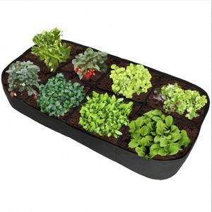 Sacs de culture en feutre écologiques personnalisés, sacs de plantation carrés, fournitures de jardinage pour faire pousser des légumes et des fleurs - Product Image 5
