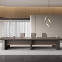 Bureau de direction moderne haut de gamme pour patron, mobilier de bureau certifié, style canapé Chesterfield modulaire, ensemble de table élégante pour manager