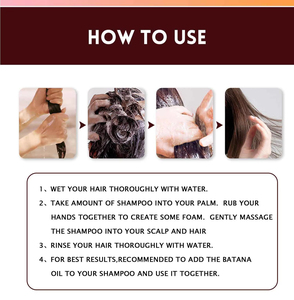 Private Label Natural Batana Oil Shampoo Hair Growth &amp; Damage Repair Organic Liquid 100ml 2-in-1 Formula Hair Care - Product Image 2