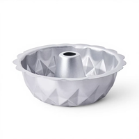 Nouveau moule à gâteau chiffon antiadhésif en acier au carbone, compatible four, avec emballage en boîte colorée, pour cuisson au four