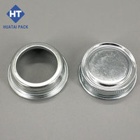 Bouchon à vis en métal de calibre 32mm en gros et boîtier en métal pour boîte de conserve d'huile moteur/boîte de conserve de style F/boîte d'huile d'olive