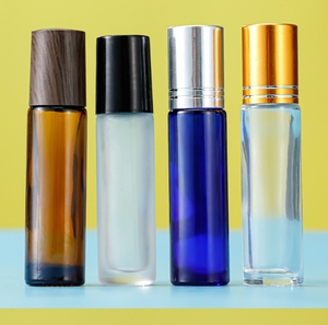 Gran oferta de vidrio grueso, 5ml, 10ml, <span class=keywords><strong>botella</strong></span> de Perfume Rollon, rollo en <span class=keywords><strong>botella</strong></span> de Perfume azul <span class=keywords><strong>verde</strong></span>, <span class=keywords><strong>botella</strong></span> de rodillo de 10ml con tapa de aluminio - Product Image 2