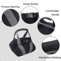 Sac de musculation en toile Mydays Outdoor 16 oz, poids réglable, pour entraînement à domicile, fitness et musculation