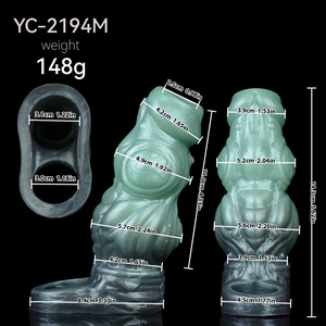 Funda de Silicona para Pene con Diseño Abierto, Aumenta el Tamaño del Pene en Tres Tamaños, Extensor de Pene, Juguete Sexual - Product Image 5