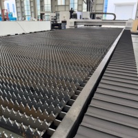 Machine de découpe laser à fibre 8025 à grande zone de travail, découpeuse laser CNC automatique 4020 6025 pour l'industrie manufacturière du métal