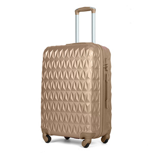 Buona scelta per tutte le età trolley da viaggio con guscio rigido valigia in gomma impermeabile resistente ABS + PC - Product Image 1