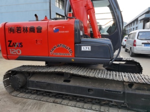 Excavatrice sur chenilles Hitachi ZX 120, équipement de construction à moteur diesel pour travaux de terrassement et de manutention de matériaux - Product Image 5