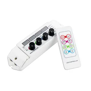 Controle led rgbw BC-354 4 canais, cor dos sonhos, 12v e 24v com controle remoto