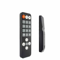 Télécommande pour système de télévision intelligent Android Box STB avec gros boutons, code fixe et commande vocale