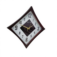 Jam Dinding Gantung Modern Mewah Buatan Tangan Bentuk Berlian untuk Dekorasi Ruang Tamu Pernikahan