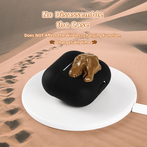 Étui en silicone personnalisé en forme de tyrannosaure 3D pour écouteurs de dinosaures pour <span class=keywords><strong>Airpods</strong></span> Pro 2 3 - Product Image 6