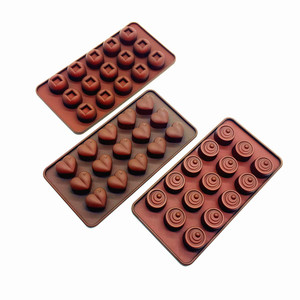 BHD <span class=keywords><strong>Moule</strong></span> en <span class=keywords><strong>silicone</strong></span> antiadhésif flexible et dur 3D pour la préparation <span class=keywords><strong>de</strong></span> la barre <span class=keywords><strong>de</strong></span> chocolat Jello Gummy Candy - Product Image 2