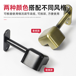 Soporte de esquina de aleación de zinc Shengshimingxin para riel de ropa, herraje de armario de montaje en pared - Product Image 4