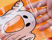 Sacs refermables à thème Halloween avec motif fantôme et citrouille pour emballer des friandises et des bonbons pour les fêtes