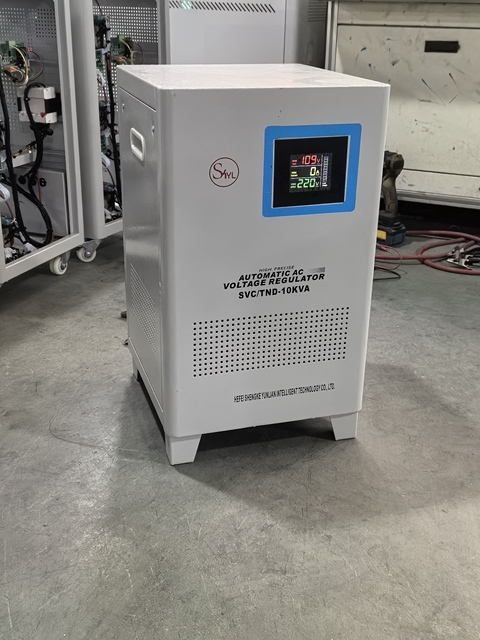Tnd-10kva Single-phase Smart Automatic 220v Voltage Stabilizer With Lcd Screen Servo Motor and Low Voltage Type Svc