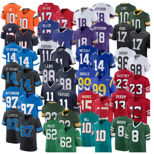 2025 Neue Saison US-Amerika Großhandel Football-Bekleidung Hochwertige Stickerei Amerikanische 32 Teams Football-Trikot Uniform - Product Image 1
