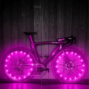 Rayons de lanterne de cyclisme multicolores, lampe de pneu, <span class=keywords><strong>vtt</strong></span>, accessoires de vélo, vélo, moto, lumière Led, pneu, rayon de roue - Product Image 3