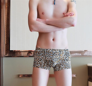 Boxers pour hommes de qualité supérieure, tendance et sexy, sous-vêtements masculins, imprimé rétro, mode masculine - Product Image 3