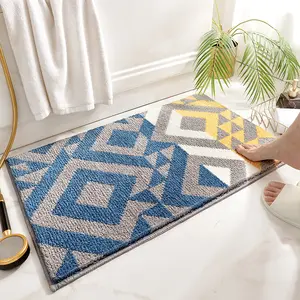 High Quality Hot Sales Microfiber Super Absorbent and Non Shedding Bathroom Rugs Bath Mat