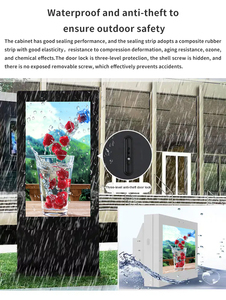 Pantalla LCD para Exteriores <span class=keywords><strong>de</strong></span> 55 Pulgadas, Panel Original 4K, Señalización Digital para Exteriores, Precio para <span class=keywords><strong>Alquiler</strong></span> en Exposiciones - Product Image 2