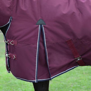 שמיכת סוס איכותית משולבת עם כותנה עבה ועמידה למים, ציוד לסוסים - Product Image 2