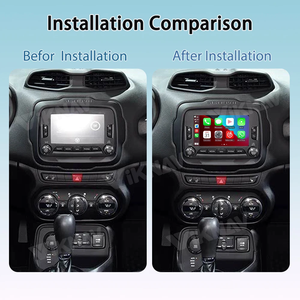Per Jeep <span class=keywords><strong>Renegade</strong></span> 2016-2020 Scatola Decoder di Aggiornamento Schermo <span class=keywords><strong>Auto</strong></span> OEM Interfaccia Dispositivo Wireless CarPlay Android <span class=keywords><strong>Auto</strong></span> Lettore AUX Linux - Product Image 4