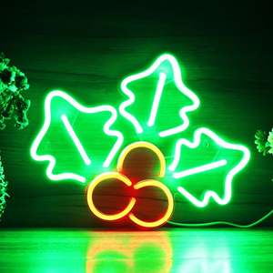 ป้ายไฟนีออนซานตาคลอสสำหรับตกแต่งผนังป้ายไฟคริสต์มาสอีฟ - Product Image 4