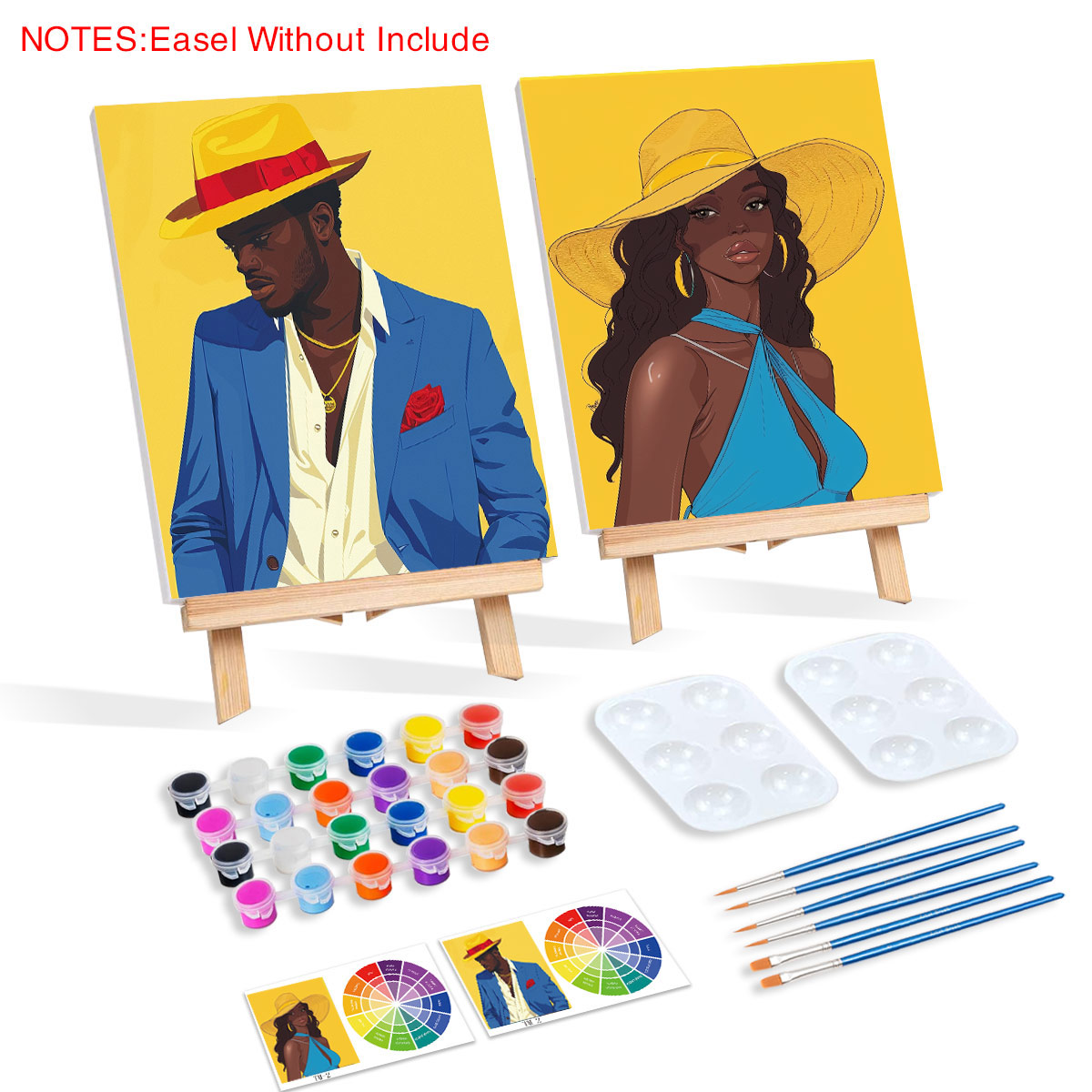 Xtinmee 12 Sets Paint And Sip Kit Fo Adults Pe Dawn Canvas