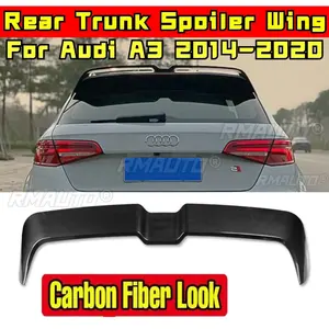 Aileron de toit arrière pour Audi A3 S3 Hatchback 2014-2020, style Oettinger, kit carrosserie - Product Image 2