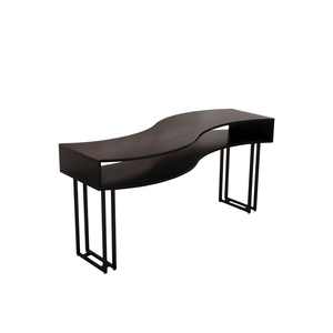 New S-shaped <b>Nail</b> <b>Table</b> Solid Wood Shaped <b>Nail</b> Salon Single and Double Special <b>Table</b> Antique Style <b>Nail</b> <b>Table</b> and Chair Set - Product Image 6