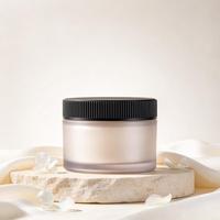Pot cosmétique vide en plastique dépoli personnalisé avec logo, 5ml, 15ml, 50ml, 100ml, 300ml, pour la vente en gros