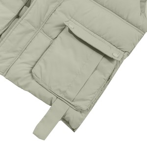 เสื้อกั๊กกระเป๋าใหญ่สำหรับทุกโอกาส ดีไซน์กระดุมคอตั้ง ตั้งแต่ใส่ทำงานถึงวันหยุดสุดสัปดาห์ - Product Image 6