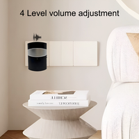 Sonnette sans fil pour maison et appartement, portée de 130 m, 38 mélodies, alimentation par batterie/prise, faible consommation, clignotement couleur, sonnette de sécurité