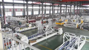 Fully Automatic Intelligent Corrugated Cardboard Production Line Industry For Folding Cartons