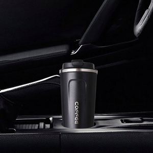 Taza de Café de Viaje Aislada de 12oz/17oz con Logotipo Personalizado, Antiderrames, Antifugas, de Acero Inoxidable Reutilizable, con Tapa - Product Image 5