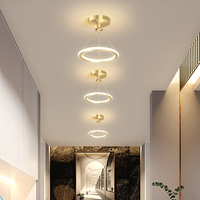 Lustre d'intérieur créatif nordique, luminaire suspendu LED moderne en métal rétractable, décoration de salon, chambre à coucher, couloir, lampe suspendue simple