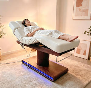 Nouveau Lit de Massage Électrique Relaxant pour Esthétique, Beauté, Sourcils et Cils, Modèle Courbé, en Promotion - Product Image 1