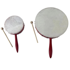 Instrument de percussion Jingying Music Orff, tambours à main de 6 pouces en gros <span class=keywords><strong>tambourin</strong></span> double face avec poignée - Product Image 3