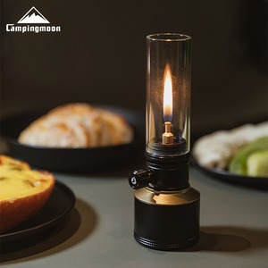 ब्यूटेन लालटेन के साथ शास्त्रीय विंटेज गैस लैंप, कैंपिंग और हाइकिंग के लिए बाहरी ग्लैम्पिंग वातावरण गैस मैटल टैंट लाइट - Product Image 4