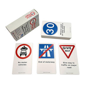 Cartes flash portables avec logo et emballage personnalisés, passez votre test <span class=keywords><strong>de</strong></span> conduite théorique, jeux <span class=keywords><strong>de</strong></span> cartes flash éducatifs pour adultes - Product Image 2
