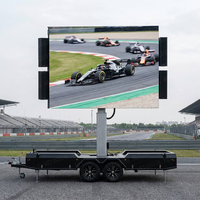 Rising 2M LED Mobile panneau d'affichage numérique panneau de remorque écran d'affichage de publicité extérieure pour événements vidéo mur graphique vidéo