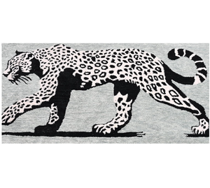 Alfombra de lana hecha a mano con estampado de guepardo popular, tamaño personalizable para decoraciones de suelo del hogar, juego de alfombras con estampado de animales, centro del hogar - Product Image 5