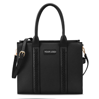 Nouveaux sacs fourre-tout en cuir PU avec fermeture éclair et logo personnalisé pour femmes, imperméables, pour l'automne, sacs à bandoulière pour le travail