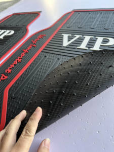 Alfombrillas de Auto Modernas Rojas y Negras con el Logotipo de Toyota TRD, Accesorios para Auto Resistentes a la Suciedad - Product Image 5