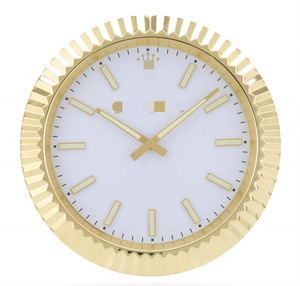 Nhà máy bán hàng trực tiếp của 14-inch Chất lượng cao sang trọng đồng hồ đồng hồ. Chấm công chính xác, hoạt động im lặng với ánh sáng ban đêm. - Product Image 2